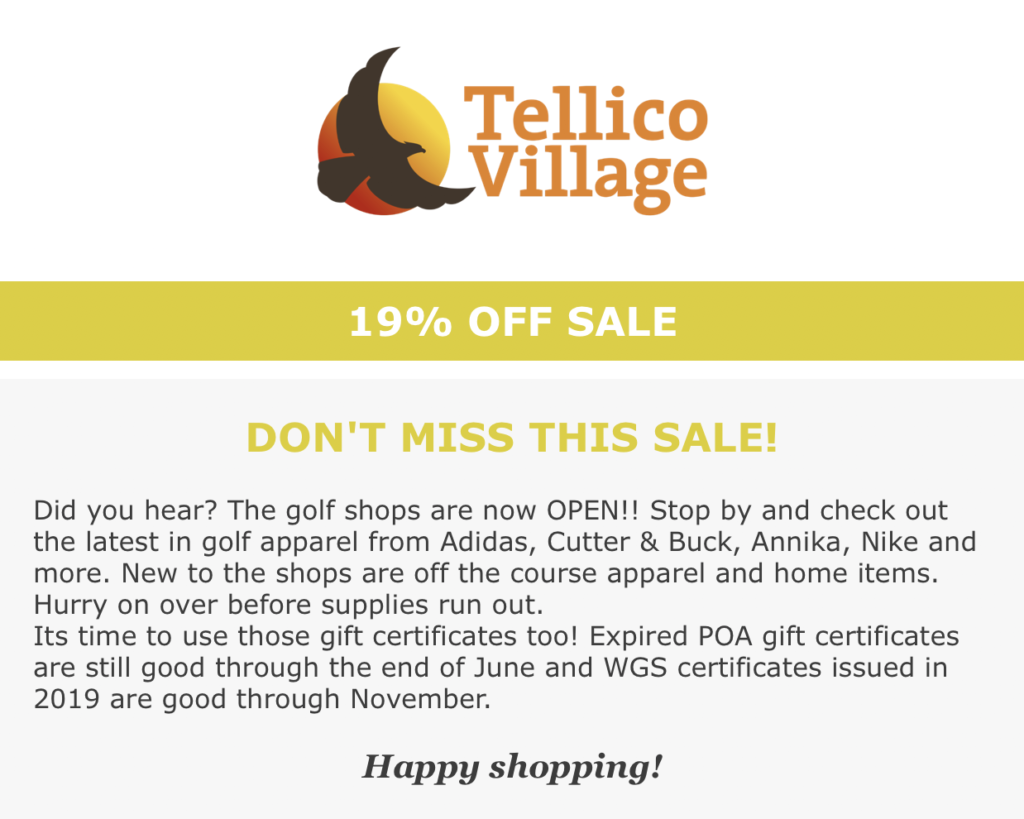 Tellico Village Sale