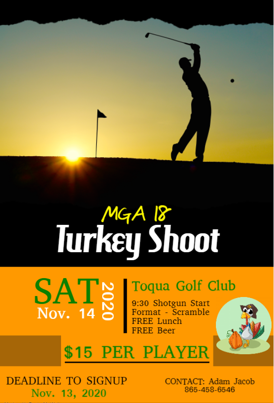 MGA Turkey Shoot Flyer